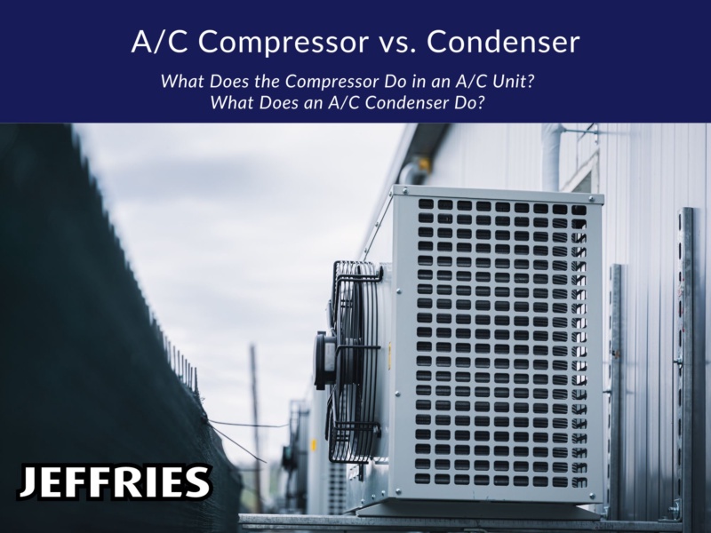 A/C Compressor vs. Condenser